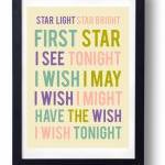 Star Light Star Bright- Inspirational Quote-