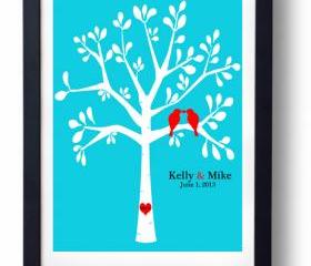 Silhouette Tree Art-Wedding Sign