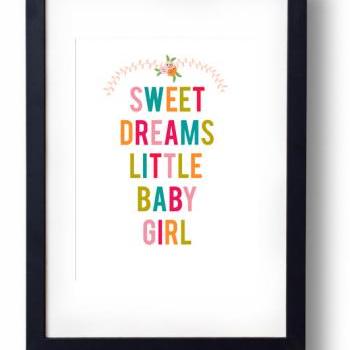 Sweet Dreams Sign- Inspirational Quote- 